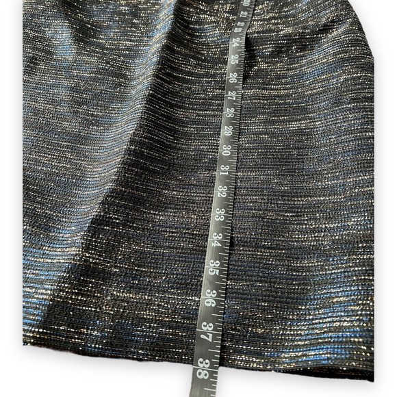 Laundry by Shelli Segal Dress 10 Midnight Blue Sparkly Rhinestone NWT Defects - Picture 8 of 12